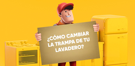 ¿Cómo cambiar la trampa de tu lavadero?