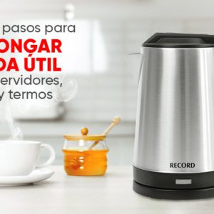 Cómo quitar el sarro de teteras, hervidores y termos