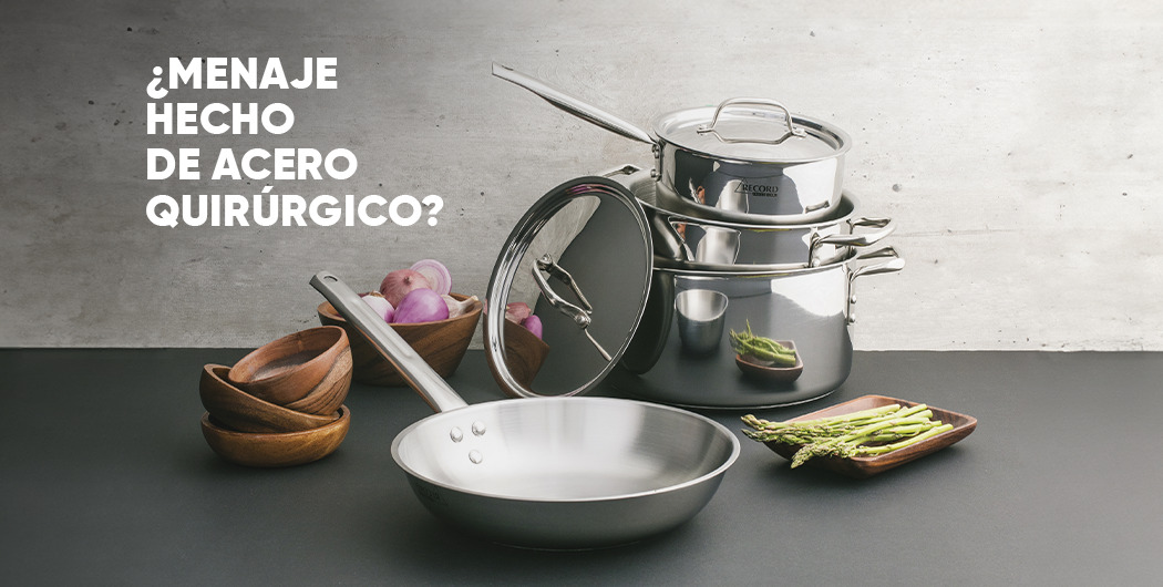 De verdad hay utensilios de cocina hechos de acero quirúrgico? - RECORD®️  Perú